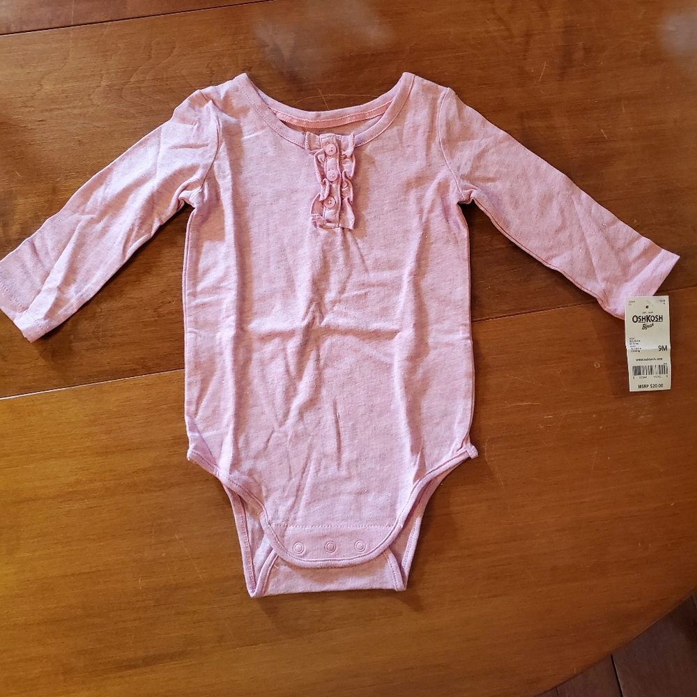 NWT Oshkosh Long Sleeve Onesie